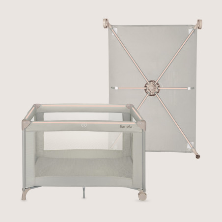 Lionelo Cuna de viaje Amelie Beige Sand