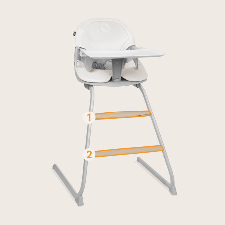 Lionelo Trona 2 en 1 Dalia Grey Stone