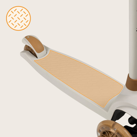 Lionelo patinete triciclo con luces LED Jessy Grey Brown