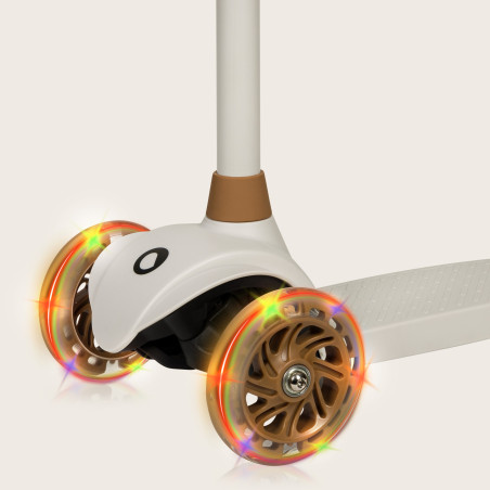 Lionelo patinete triciclo con luces LED Jessy Grey Brown