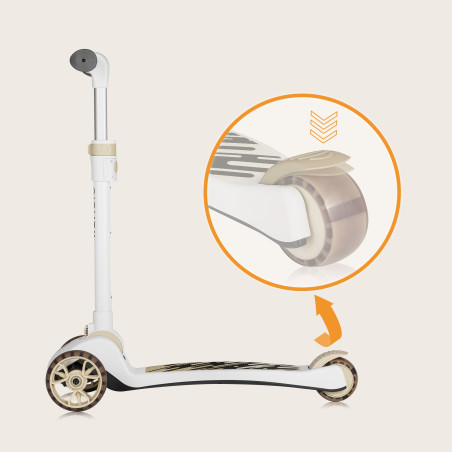 Lionelo Franky Patinete de equilibrio 2 en 1 Beige Latte