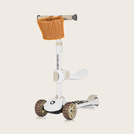 Lionelo Franky Patinete de equilibrio 2 en 1 Beige Latte