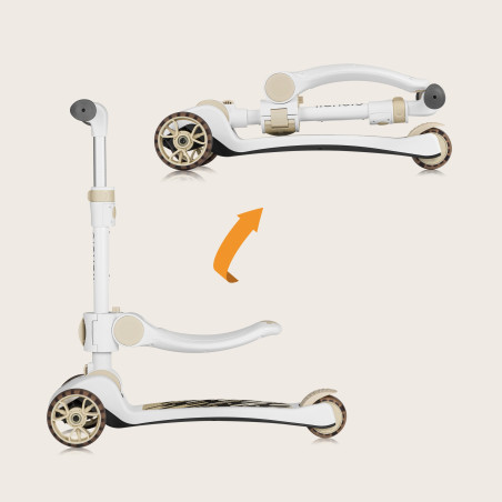 Lionelo Franky Patinete de equilibrio 2 en 1 Beige Latte