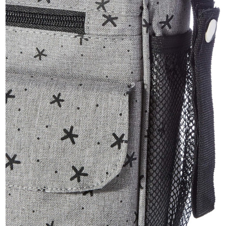 Bimbipirulos Bolso organizador Stars Gris