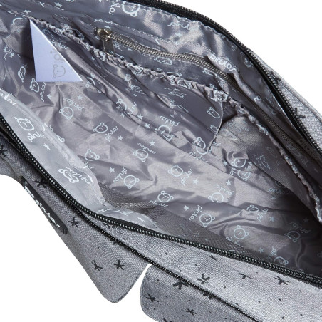 Bimbipirulos Bolso organizador Stars Gris