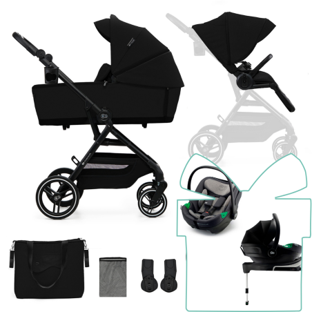 Kinderkraft Coche 2 en 1 Yoxi + REGALOS | Black