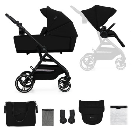 Kinderkraft Coche 2 en 1 Yoxi + REGALOS | Black