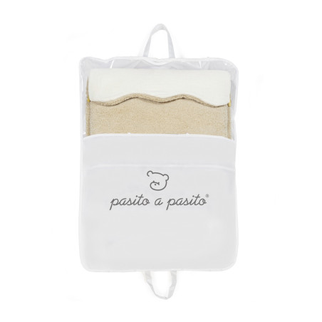 Pasito a pasito Saco de bebé Teddy Paddintong beige