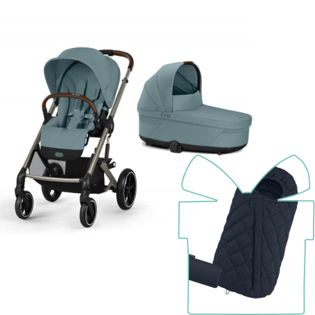 Cybex Coche Duo Balios S Lux + REGALO | Stormy Blue