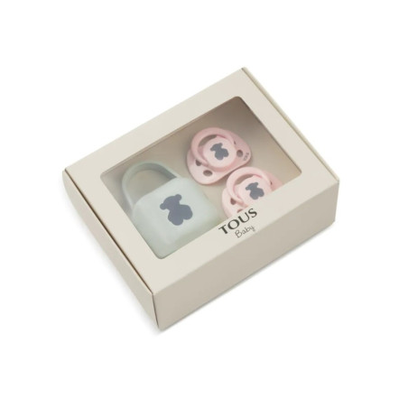 Tous Pack 2 chupetes Bear rosaTous Pack 2 chupetes Bear rosa