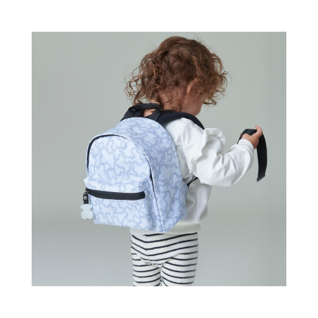 Tous Mochila Kaos Bag preescolar azul celeste