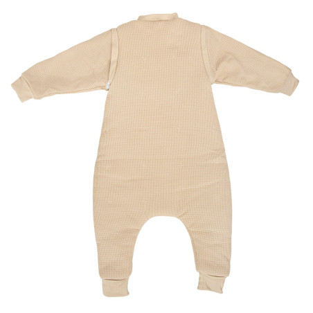 Bimbidreams Saco pijama con pies Waffle lino 75 cm