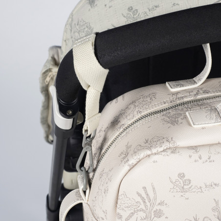 Pasito a pasito Bolsa Canastilla Toile de Jouy Cream
