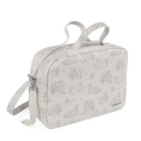 Pasito a pasito Bolsa Canastilla Toile de Jouy Cream