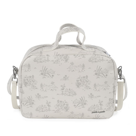 Pasito a pasito Bolsa Canastilla Toile de Jouy Cream