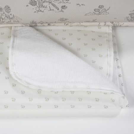Pasito a pasito Bolsa Canastilla Toile de Jouy Cream