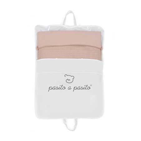 Pasito a pasito Saco Cuco 3 en 1 Entretiempo Icon Rose