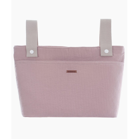 Uzturre Bolso de coche Talega Midi Paris rosa empolvado