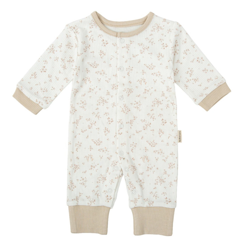 Bimbidreams Pijama Anaïs 1-3 meses blanco y lino estampado