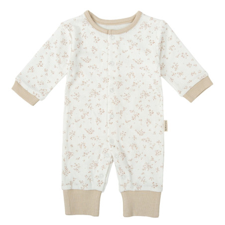 Bimbidreams Pijama Anaïs 1-3 meses blanco y lino estampado