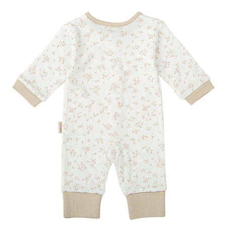 Bimbidreams Pijama Anaïs 1-3 meses blanco y lino estampado