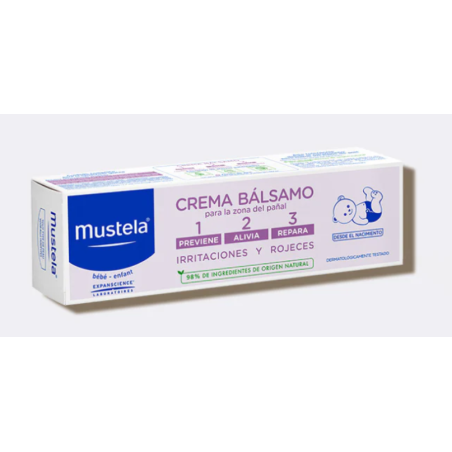 Mustela Crema bálsamo 1 2 3 100 ml