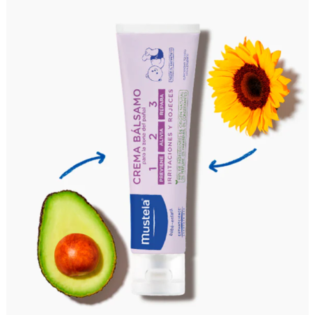 Mustela Crema bálsamo 1 2 3 100 ml
