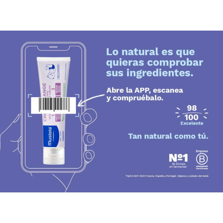 Mustela Crema bálsamo 1 2 3 100 ml