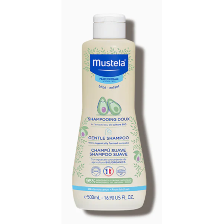 Mustela Champú suave con Aguacate Bio 500 ml
