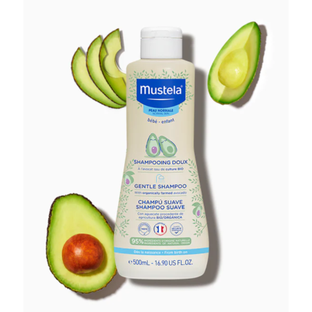Mustela Champú suave con Aguacate Bio 200 ml