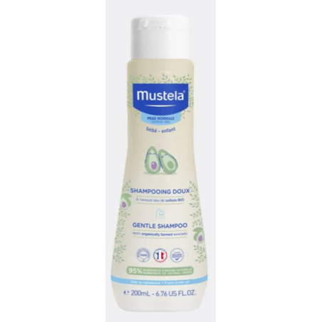 Mustela Champú suave con Aguacate Bio 200 ml