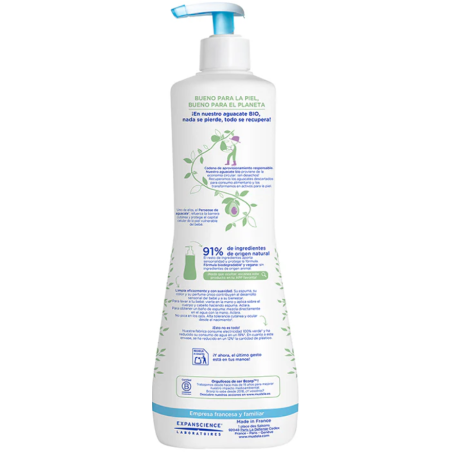 Mustela Babygel baño de espuma Aguacate Bio 750ml