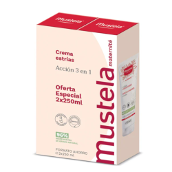 Mustela Duplo Crema estrías 3 en 1 2 x 250 ml