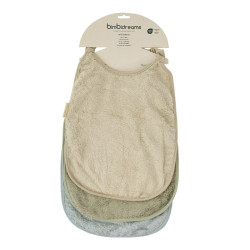 Bimbidreams Baberos Guardería Pack 3 Basics