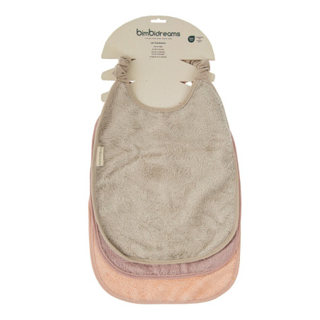 Bimbidreams Baberos Guardería Pack 3 Basics