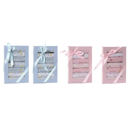 Item Set 7 baberos Días de la semana en rosa o azul