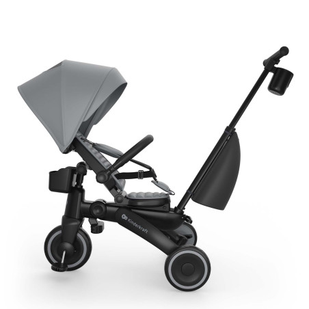 Kinderkraft Triciclo 6 en 1 JAZZ 3 evolutivo en bicicleta de equilibrio Gris