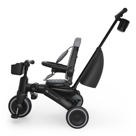 Kinderkraft Triciclo 6 en 1 JAZZ 3 evolutivo en bicicleta de equilibrio Gris