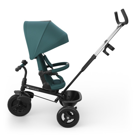 Kinderkraft Triciclo ASTON 2 PLUS 6 en 1 verde