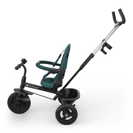 Kinderkraft Triciclo ASTON 2 PLUS 6 en 1 verde