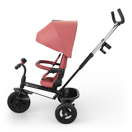 Kinderkraft Triciclo ASTON 2 PLUS 6 en 1 rosa