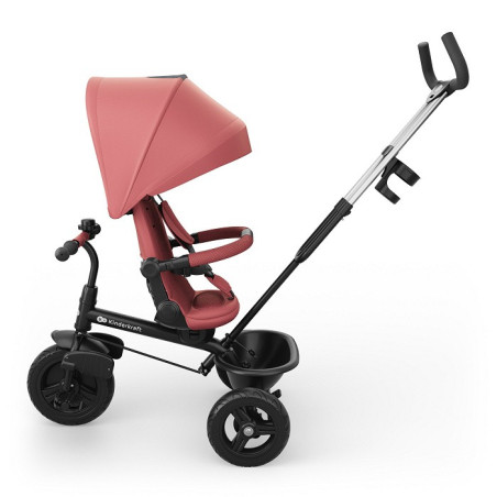 Kinderkraft Triciclo ASTON 2 PLUS 6 en 1 rosa