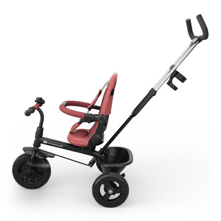 Kinderkraft Triciclo ASTON 2 PLUS 6 en 1 rosa