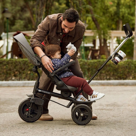 Kinderkraft Triciclo ASTON 2 PLUS 6 en 1 gris