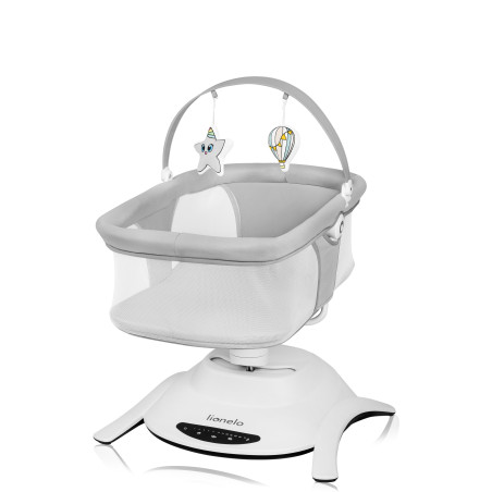 Lionelo Hamaca - cuna mecedora Bella Set Grey Concrete