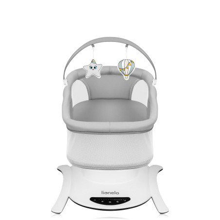 Lionelo Hamaca - cuna mecedora Bella Set Grey Concrete
