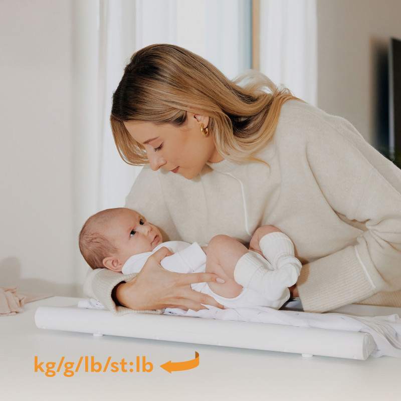 Lionelo Báscula de bebé Babybalance White