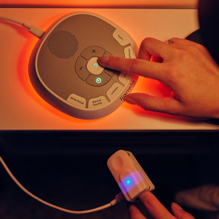 Lionelo Caja de ruido blanco con luz nocturna Babynap