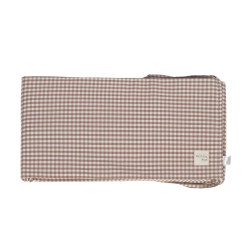 Walking Mum Protector cuna 120x60 cm Praliné Vichy - Rayas Moka