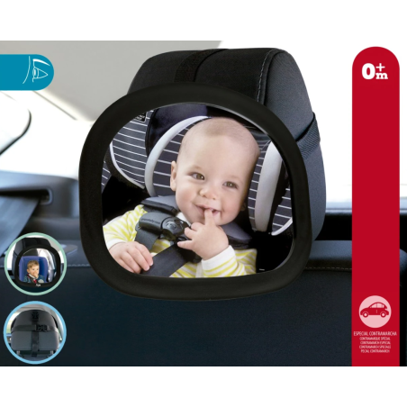 Kiokids Espejo retrovisor trasero para contramarcha orientable